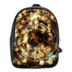 Science Fiction Background Fantasy School Bag (large) by Wegoenart