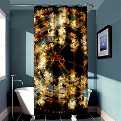 Science Fiction Background Fantasy Shower Curtain 36  X 72  (stall)  by Wegoenart