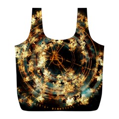 Science Fiction Background Fantasy Full Print Recycle Bag (l) by Wegoenart