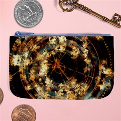 Science Fiction Background Fantasy Large Coin Purse by Wegoenart