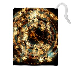 Science Fiction Background Fantasy Drawstring Pouch (5xl) by Wegoenart