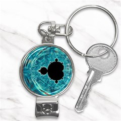 Mandelbrot Apple Fractal Abstract Nail Clippers Key Chain by Wegoenart