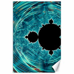 Mandelbrot Apple Fractal Abstract Canvas 24  X 36  by Wegoenart