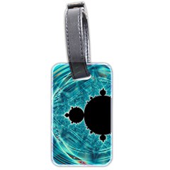 Mandelbrot Apple Fractal Abstract Luggage Tag (two Sides) by Wegoenart