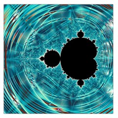 Mandelbrot Apple Fractal Abstract Square Satin Scarf (36  X 36 ) by Wegoenart