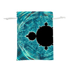 Mandelbrot Apple Fractal Abstract Lightweight Drawstring Pouch (s) by Wegoenart