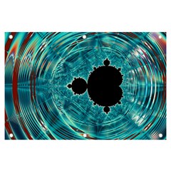 Mandelbrot Apple Fractal Abstract Banner And Sign 6  X 4  by Wegoenart