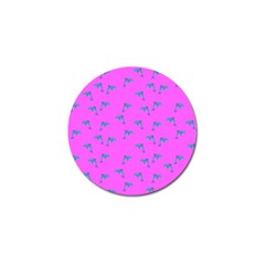 Pink And Blue, Cute Dolphins Pattern, Animals Theme Golf Ball Marker (10 Pack) by Casemiro