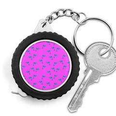 Pink And Blue, Cute Dolphins Pattern, Animals Theme Measuring Tape by Casemiro