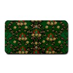 Ganesh Elephant Art With Waterlilies Medium Bar Mat 16 x8.5  Bar Mat