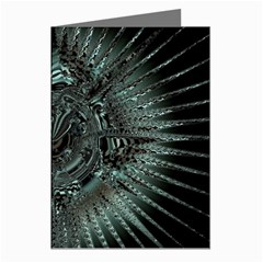 Abstract Art Fractal Artwork Greeting Cards (pkg Of 8) by Pakrebo