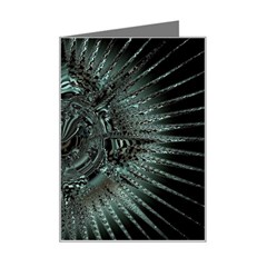 Abstract Art Fractal Artwork Mini Greeting Card by Pakrebo