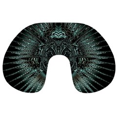 Abstract Art Fractal Artwork Travel Neck Pillow by Pakrebo