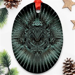 Abstract Art Fractal Artwork Ornament (oval)