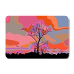 Tree Landscape Abstract Nature Colorful Scene Small Doormat 24 x16  Door Mat