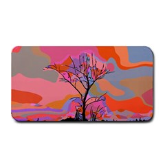 Tree Landscape Abstract Nature Colorful Scene Medium Bar Mat by danenraven