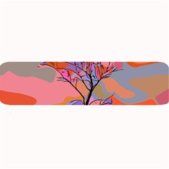 Tree Landscape Abstract Nature Colorful Scene Large Bar Mat by danenraven