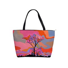 Tree Landscape Abstract Nature Colorful Scene Classic Shoulder Handbag by danenraven