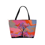 Tree Landscape Abstract Nature Colorful Scene Classic Shoulder Handbag Back