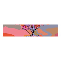 Tree Landscape Abstract Nature Colorful Scene Velvet Scrunchie by danenraven