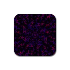 Art Pattern Design Wallpaper Background Cartoon Rubber Coaster (Square)