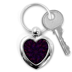 Art Pattern Design Wallpaper Background Cartoon Key Chain (Heart)