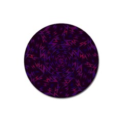 Art Pattern Design Wallpaper Background Cartoon Magnet 3  (Round)