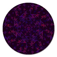 Art Pattern Design Wallpaper Background Cartoon Magnet 5  (Round)