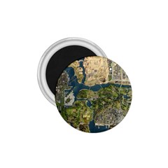 Map Illustration Grand Theft Auto 1.75  Magnets