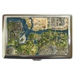 Map Illustration Grand Theft Auto Cigarette Money Case Front