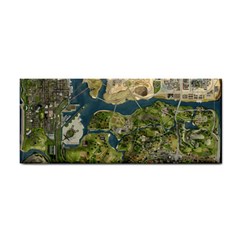 Map Illustration Grand Theft Auto Hand Towel