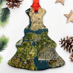 Map Illustration Grand Theft Auto Ornament (Christmas Tree) 