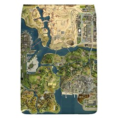 Map Illustration Grand Theft Auto Removable Flap Cover (L)