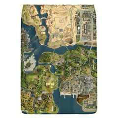 Map Illustration Grand Theft Auto Removable Flap Cover (S)