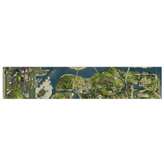 Map Illustration Grand Theft Auto Small Flano Scarf