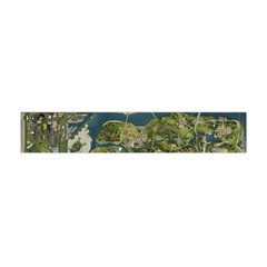 Map Illustration Grand Theft Auto Flano Scarf (Mini)