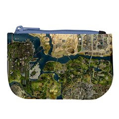 Map Illustration Grand Theft Auto Large Coin Purse