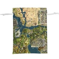 Map Illustration Grand Theft Auto  Lightweight Drawstring Pouch (XL)