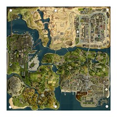 Map Illustration Grand Theft Auto Banner and Sign 3  x 3 