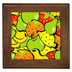 Fruit Food Wallpaper Framed Tile by Dutashop