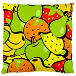 Fruit Food Wallpaper Large Flano Cushion Case (Two Sides) Front