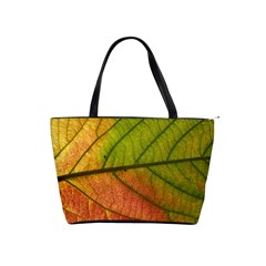 Leaf Autumn Fall Season Macro Classic Shoulder Handbag by Wegoenart