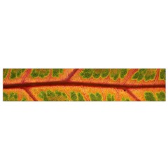 Leaf Veins Texture Autumn Fall Small Flano Scarf by Wegoenart