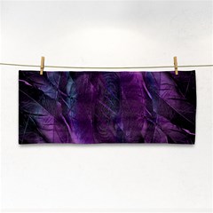 Feather Pattern Texture Form Hand Towel by Wegoenart