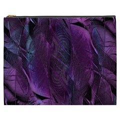 Feather Pattern Texture Form Cosmetic Bag (xxxl) by Wegoenart