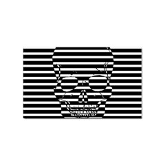 Striped-skull Demonic Skulls-stripe Sticker Rectangular (10 Pack) by Casemiro