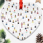 Social-media Ornament (Heart) Front