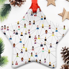 Social-media Star Ornament (two Sides) by nateshop