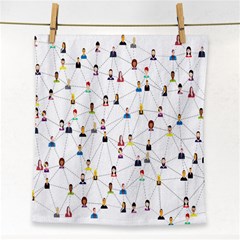 Social-media Face Towel by nateshop