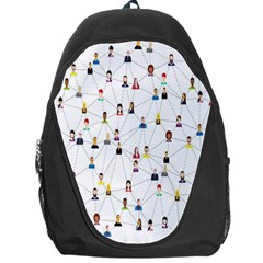 Social-media Backpack Bag by nateshop